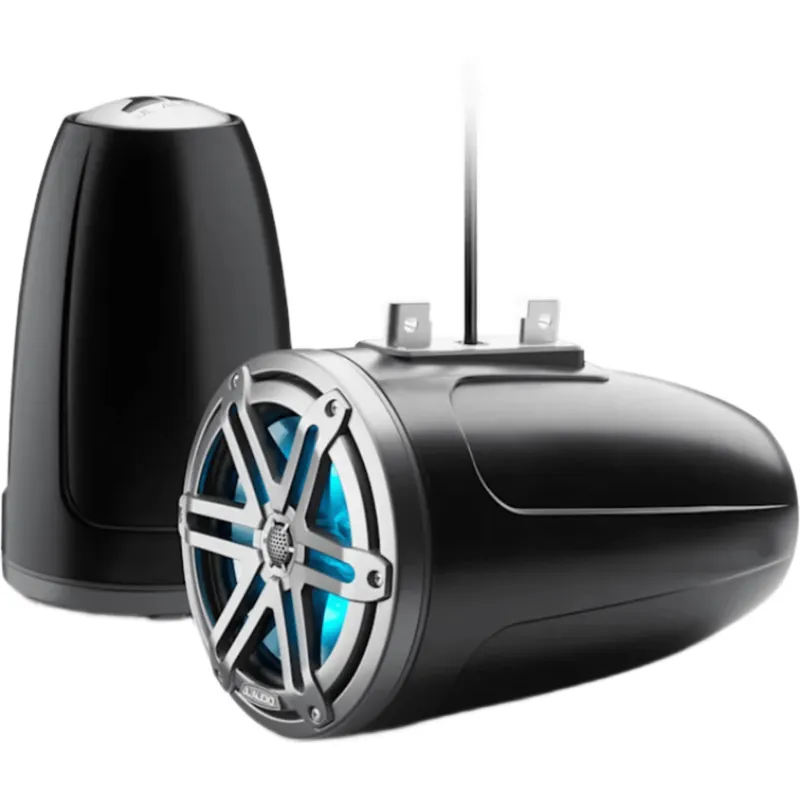 Par de Bocinas Cerradas para Torre / 7.7 in (196 mm) / Coaxial Cerrado / LED RGB / Rejilla Deportiva Gris / 70 W RMS / 4 Ω / 55 Hz-25 kHz / Sensibilidad 90.5 dB