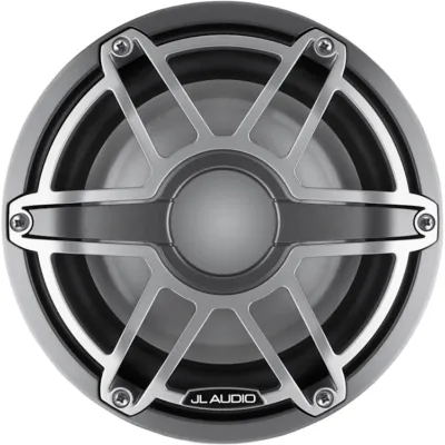 Subwoofer Náutico JL Audio M6 / 8" (20.3 cm) / Cono de Polipropileno Relleno de Mica / Impedancia 4 Ohm / Potencia RMS 200 W / Sensibilidad 86.8 dB / Rejilla Deportiva de Titanio / Deflector Infinito o Caja Cerrada / Conexiones de Pala