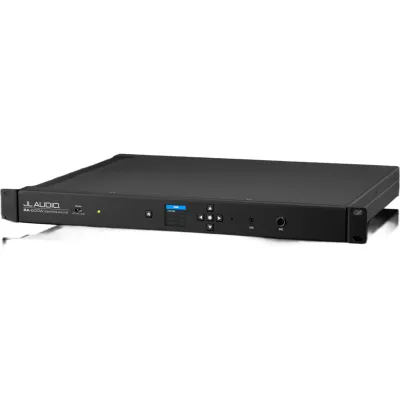 Amplificador para Subwoofer / 600 W RMS x 1 a 3 Ω / Modos de Energía Desactivado-Activado-Automático / Entradas RCA Desequilibradas y Alto Nivel / Filtro Paso Bajo 30-130.1 Hz / Pendientes 12-24 dB/octava / Retraso de Fase 0-25 ms / Aj