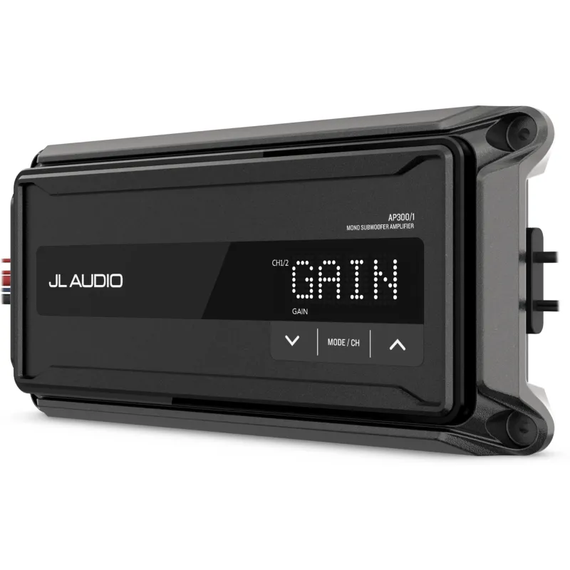 Amplificador Náutico Monobloque / Clase D / 200 W RMS a 4 Ω / 300 W RMS a 2 Ω / IP67 / 9-16 VDC / Filtro Paso Alto-Bajo / Refuerzo de Graves / JL Audio