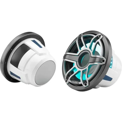 Subwoofer Náutico JL Audio M6 / 10" (25.4 cm) / 250 W RMS / 4 Ohm / LED Transflective™ / Rejilla Deportiva de Titanio / Uso Cerrado / Conectores de Pala
