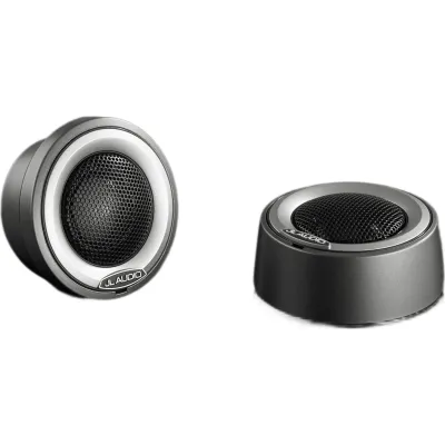Par de Tweeters Marinos de Componentes / 1 in (25 mm) / Diafragma Domo de Seda / 75 W RMS / 4 Ω / 91 dB a 1 W/1 m / 4.8 kHz–25 kHz (±3 dB) / Filtro Pasa-Altas Externo de Tercer Orden / Protección Electrónica Automática / Montaje Empotrado o Superfi