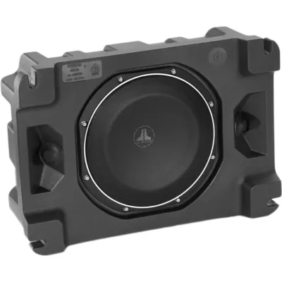 Subwoofer Sellado StowAway 10″ / 4 Ω / Potencia RMS 300 W / Amplificador Recomendado 75-300 W / Cono de Polipropileno Relleno de Minerales / Carcasa Sellada / Rejillas Incluidas / Conexiones Sin Terminar