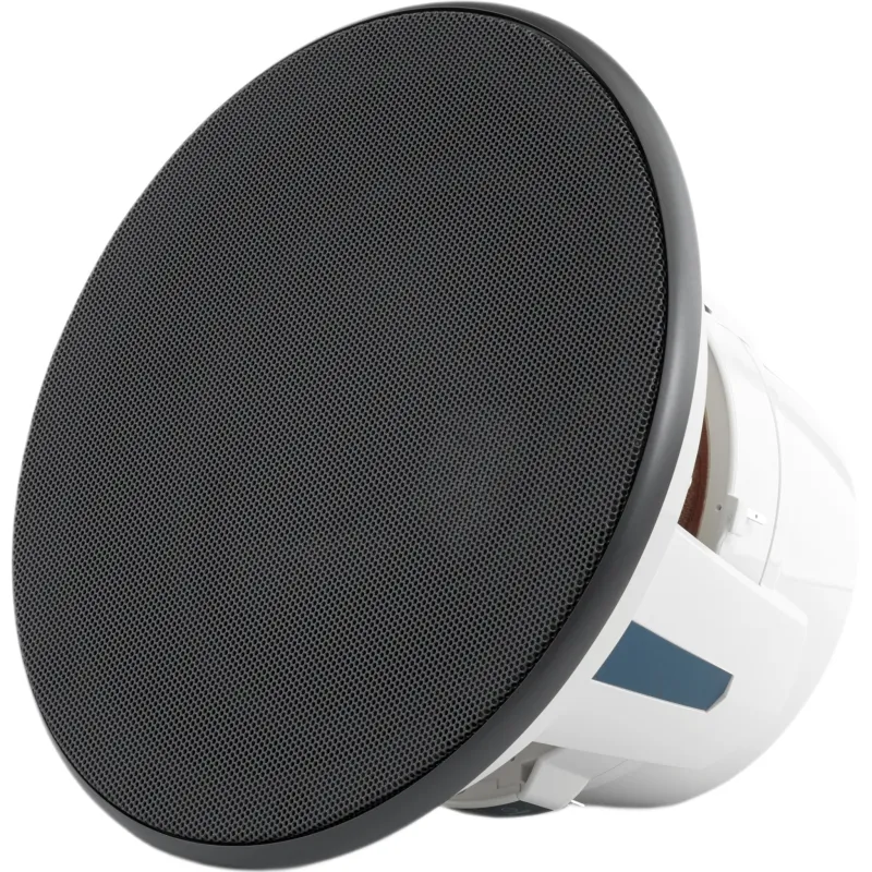 Subwoofer Náutico / 8" (203.2 mm) / Deflector Infinito / 200 W RMS / 4 Ohm / Sensibilidad 86.8 dB / Cono de Polipropileno Relleno de Mica / Rejilla Luxe Negro / Conectores de Pala / Sin Iluminación LED