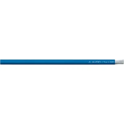Cable de Alimentación / Calibre 4 AWG Real / Longitud 100 pies (30.48 m) / Cobre Puro OFC / 1,862 Hebras / Cobre Estañado / Recubrimiento PVC / Capacidad Hasta 100 A / Uso Marino / Color Azul Translúcido / Presentación en Rollo