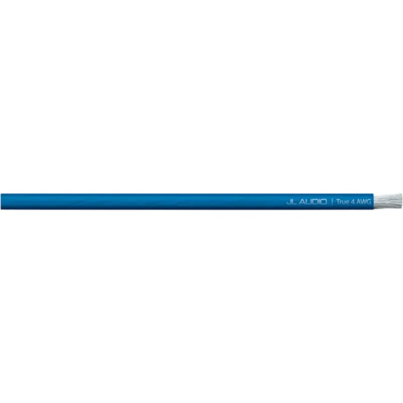 Cable de Alimentación / Calibre 4 AWG Real / Longitud 100 pies (30.48 m) / Cobre Puro OFC / 1,862 Hebras / Cobre Estañado / Recubrimiento PVC / Capacidad Hasta 100 A / Uso Marino / Color Azul Translúcido / Presentación en Rollo