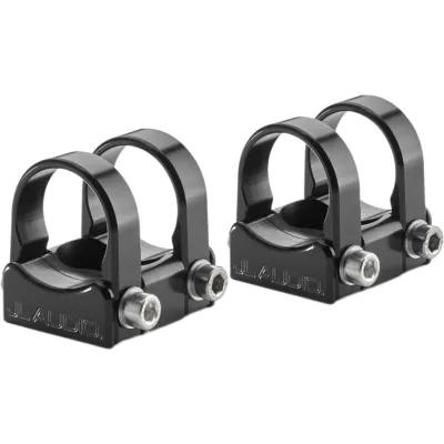 Accesorio de Montaje para Sistema Cerrado VeX™ / Montaje en Tubo 1.25 in (31.75 mm) / Abrazadera Giratoria de Perfil Bajo / Aluminio Anodizado Negro / Acero Inoxidable Marino / Resistente a UV y Corrosión / Compatible con PS650-VeX / Juego pa