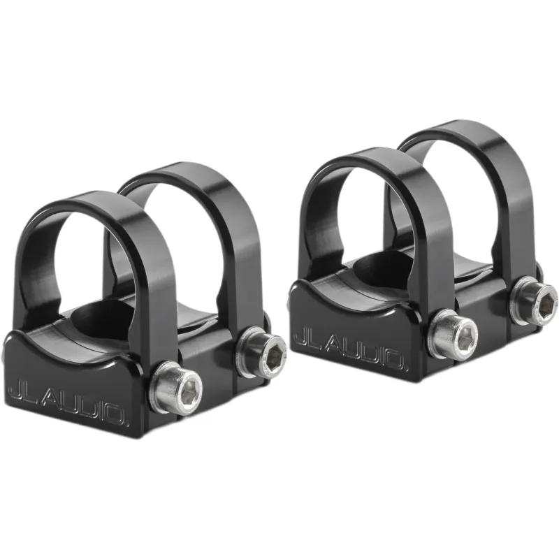 Accesorio de Montaje para Sistema Cerrado VeX™ / Montaje en Tubo 1.25 in (31.75 mm) / Abrazadera Giratoria de Perfil Bajo / Aluminio Anodizado Negro / Acero Inoxidable Marino / Resistente a UV y Corrosión / Compatible con PS650-VeX / Juego pa