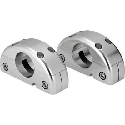 Soporte de Montaje para Altavoz de Torre / Montaje Fijo en Tubo 1.660 in (42.2 mm) / Par de Soportes / Aluminio o Acero Inoxidable Grado Marino / Acabado Anodizado Resistente a UV y Corrosión / Tornillería en Acero Inoxidable / Instalaci&amp