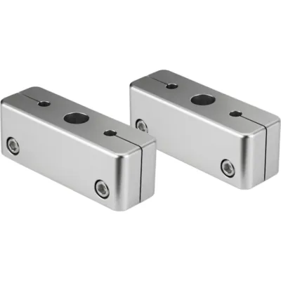 Accesorio de Montaje para Altavoz de Torre Cerrado / Montaje en Superficie para Torre OEM Four Winns / Aluminio Grado Marino Mecanizado / Acabado Anodizado Transparente / Giro Aproximado 334° / Compatible con JL Audio ETXv2 y ETXv3 M3 M6 M880 / Se Ven