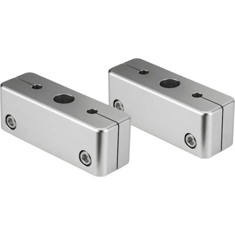 Accesorio de Montaje para Altavoz de Torre Cerrado / Montaje en Superficie para Torre OEM Four Winns / Aluminio Grado Marino Mecanizado / Acabado Anodizado Transparente / Giro Aproximado 334° / Compatible con JL Audio ETXv2 y ETXv3 M3 M6 M880 / Se Ven