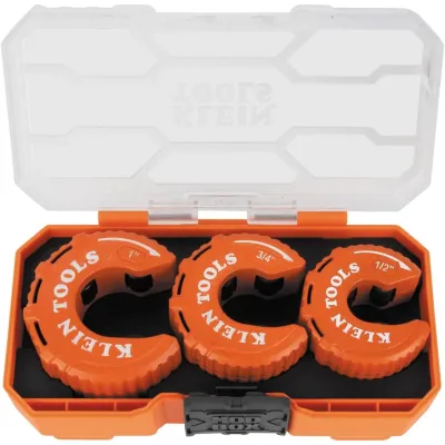 Juego de 3 Cortadores para Tubería de Cobre de 1/2", 3/4" y 1".