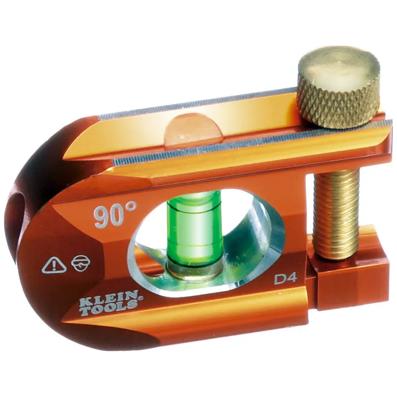 Nivel Torpedo de Aluminio Billet / Bloqueo Magnético / Cuerpo Naranja de Alta Visibilidad / Ampolla LED Superbrillante.
