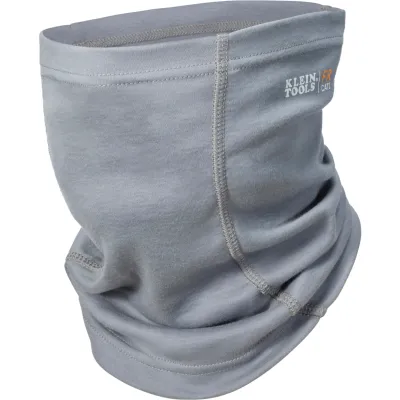 Tubular Ignífugo FR / Gris / 100% Algodón 220 GSM / Cobertura de Cara y Cuello / Talla Única / Lavable en Máquina