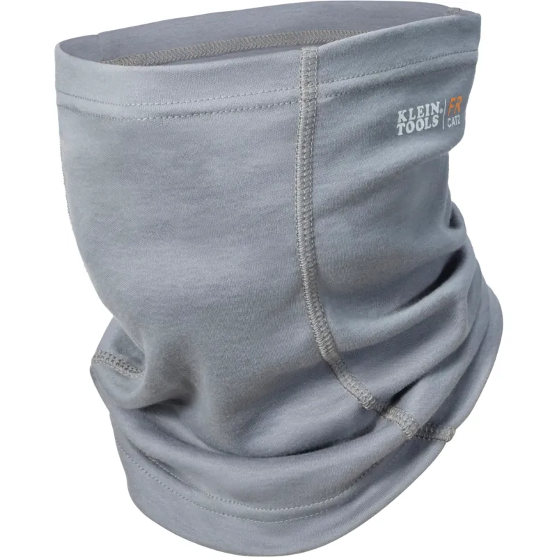 Tubular Ignífugo FR / Gris / 100% Algodón 220 GSM / Cobertura de Cara y Cuello / Talla Única / Lavable en Máquina