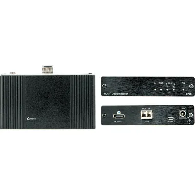 Kit Extensor HDMI 4K60 4:4:4 | Fibra Óptica Multimodo y Monomodo | 18 Gbps | HDCP 2.2 | Latencia Cero | Carcasa Aluminio DigiTOOLS | Ultra Alcance 33 km SM | Kramer