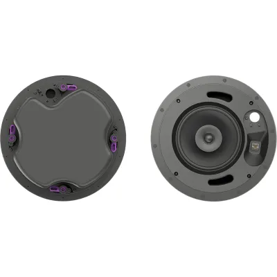 Altavoz de Techo 6.5 in (165 mm) | PoE++ PoE+ PoE Auto-negociado | Dante | Amplificador, DSP y Mezclador Integrados | Mezcla de Dos Canales | EQ Paramétrico | Filtros Pasa Altos y Pasa Bajos | SPL Máximo 105 dB | UL2043 Plenum | UL1480A | R