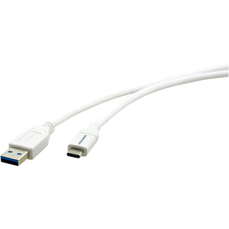 Cable USB 3.2 Gen-2 SuperSpeed+ | USB-C Macho a USB-C Macho | 10 Gbps | 4K@60 Video | 100W Power Delivery | K-Lock Integrado | Triple Blindaje | 0.9 m (3 ft)