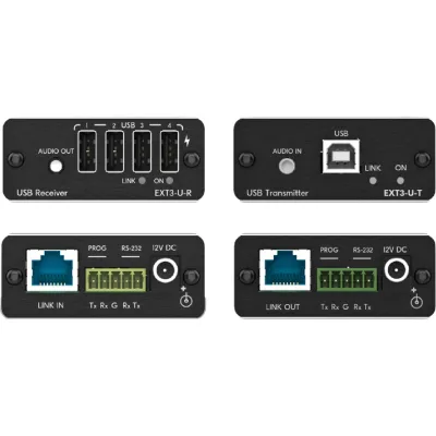 Kit Extensor USB 2.0 | PoC sobre CAT | Alcance Extendido | Incluye Transmisor y Receptor