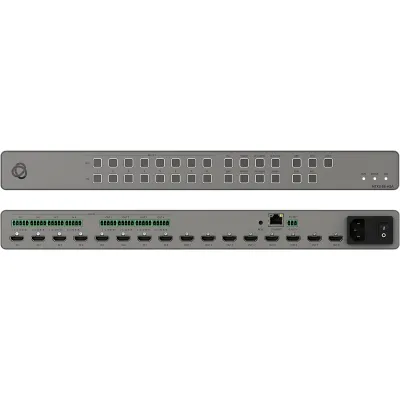 Matriz de Conmutación HDMI 8x8 | Escalado 4K@60Hz (4:4:4) | 8 Entradas y 8 Salidas HDMI | Audio Analógico Balanceado 4x4 | HDCP 2.3 | 18 Gbps | ARC | Multiview | I-EDIDPro | Control IP y RS-232 | 1U Rack 19 in