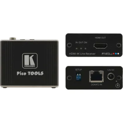 Receptor Compacto HDMI 4K HDR | PoC sobre DGKat 2.0 | Largo Alcance