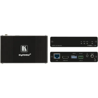 Receptor HDMI 4K HDR | RS-232 e IR | HDBaseT de Alcance Extendido