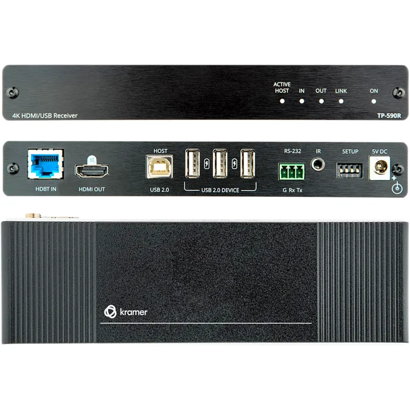 Transmisor HDMI 4K60 4:2:0 | HDBaseT 2.0 | USB 2.0 | RS-232 | IR Bidireccional | Alcance 40 m (131.2 ft) a 4K60 | 70 m (229.7 ft) a 1080p | HDCP 2.3 | EDID | CEC | DemiTOOLS