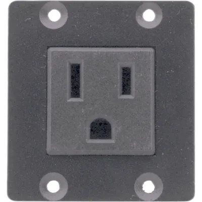 Módulo de Alimentación Eléctrica TBUS | Toma US 100-120V AC 5A | Doble Insert | Certificación UL | Compatible UTBUS