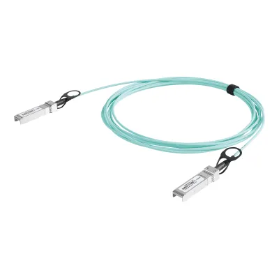 Cable AOC SFP+ de 1&10 Gbps a 1&10 Gbps / Cable de fibra óptica Activo / Longitud: 20 metros