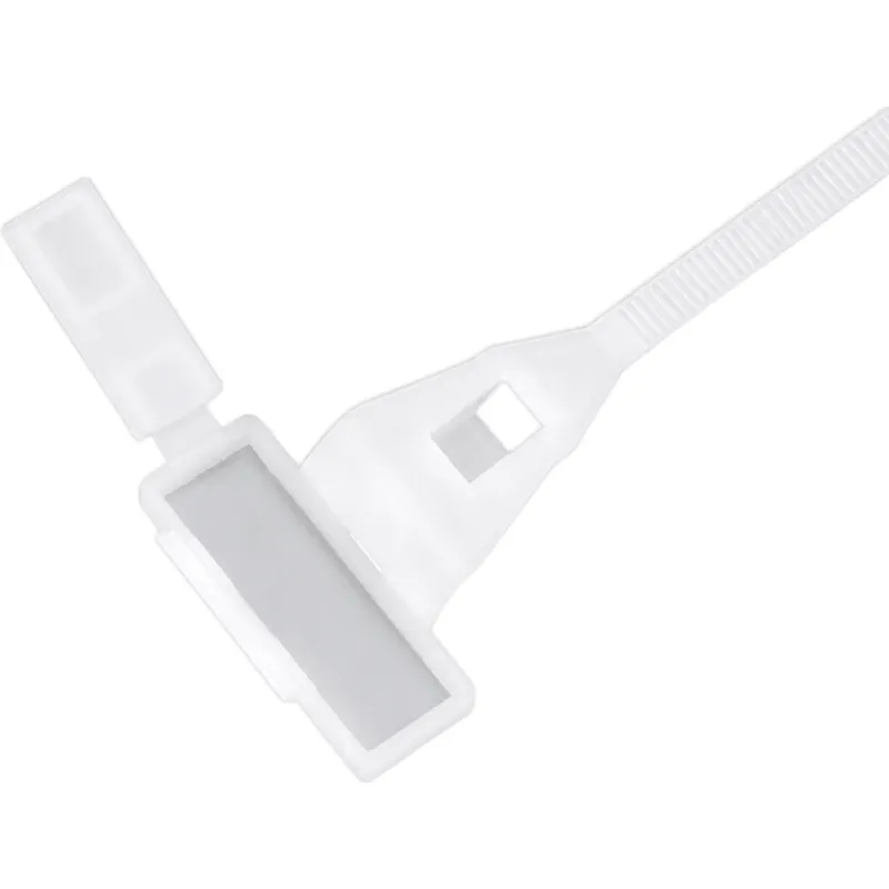 CINCHOS DE 4.8 X 250 MM BLANCOS CON ESPACIO PARA MARCAR PAQUETE DE 100 PIEZAS