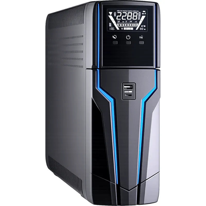 UPS Gamer 1,000VA / 600W, LED RGB, USB Frontal, Protección RJ45