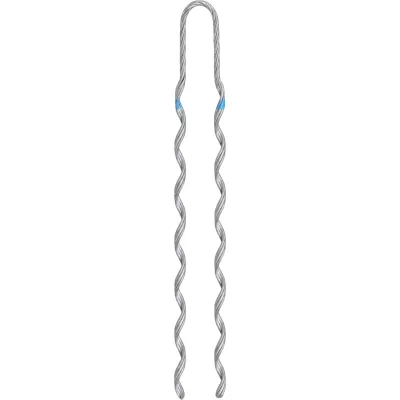 Remate Preformado de Acero Galvanizado para fibra Mini-ADSS diámetros 6 - 7 mm, 60 Cm de longitud (Preformado con tecnología sin polvo abrasivo) Estructura de 3 Hilos