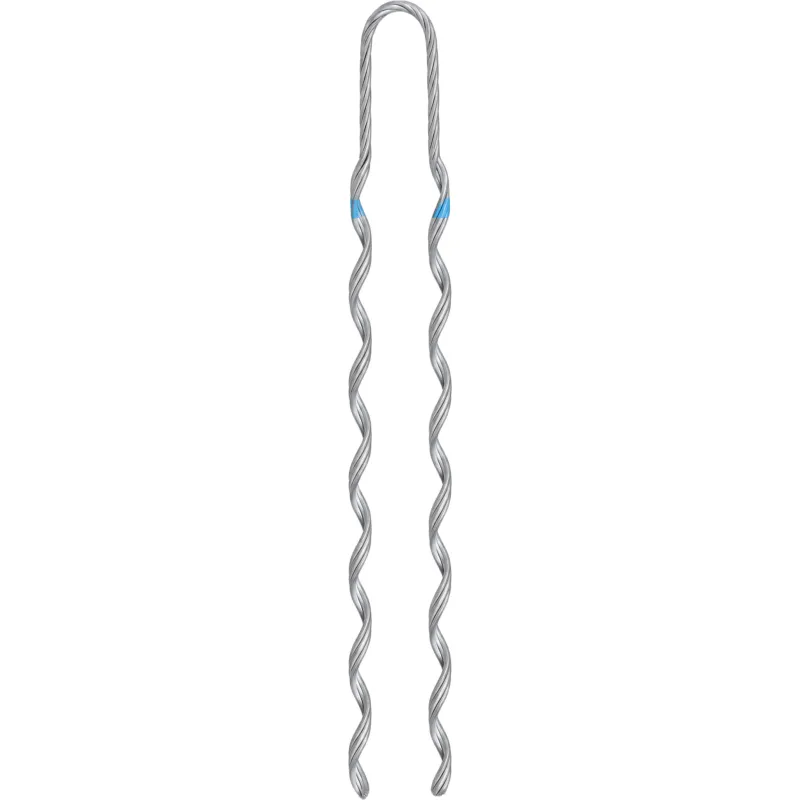 Remate Preformado de Acero Galvanizado para fibra Mini-ADSS diámetros 6 - 7 mm, 60 Cm de longitud (Preformado con tecnología sin polvo abrasivo) Estructura de 3 Hilos