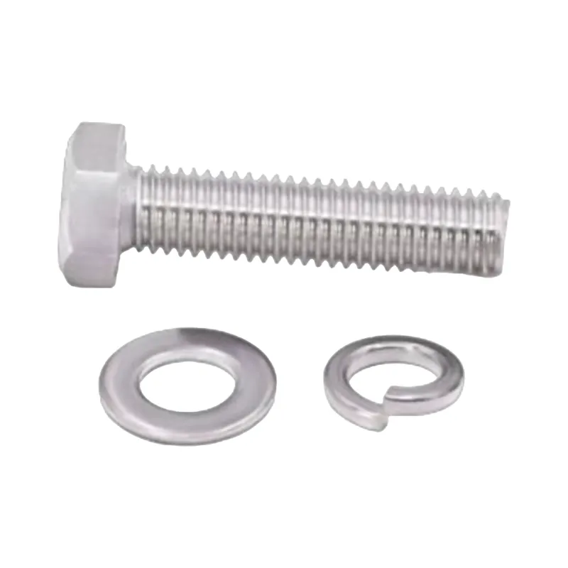 Tornillo M5 X 0.8 mm con Arandela Plana y Arandela de Presión para baterías de 12 V de 18-26 Ah.