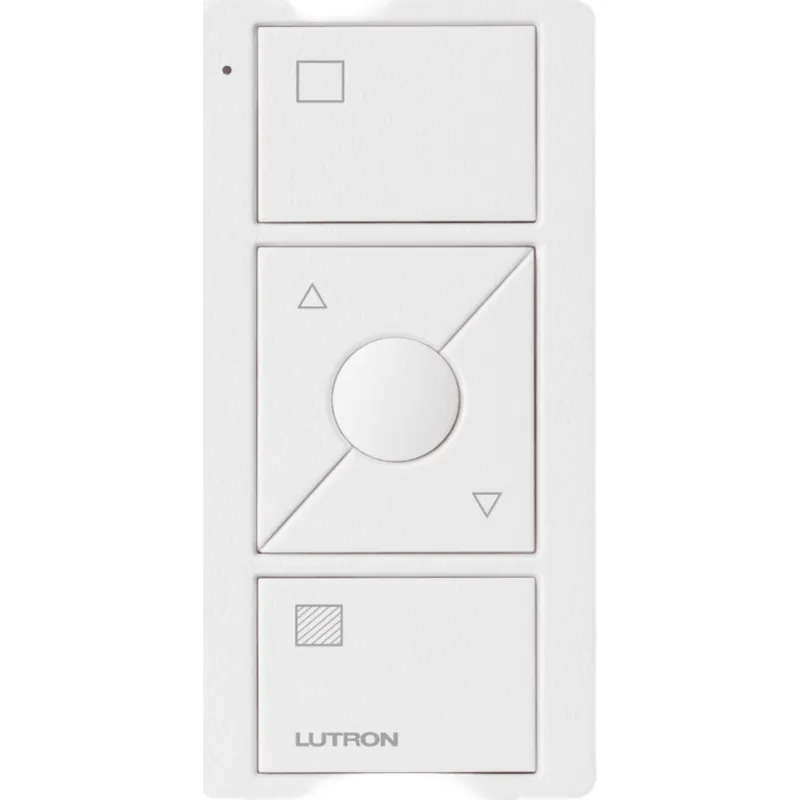 Control Pico inalámbrico de 3 botones con subir/bajar y botón de escena favorita, tecnología Clear Connect RF