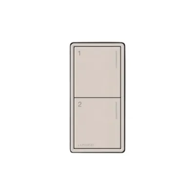(RadioRa3) Botonera Sunnata Taupe 2 escenas para Radio RA3, programe escenas diferentes en cada botón.