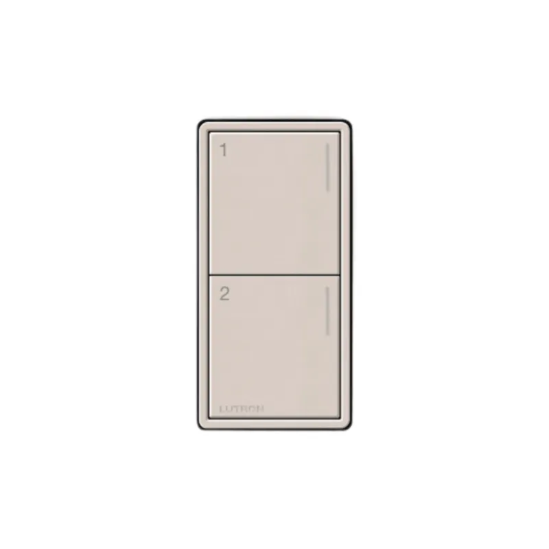 (RadioRa3) Botonera Sunnata Taupe 2 escenas para Radio RA3, programe escenas diferentes en cada botón.
