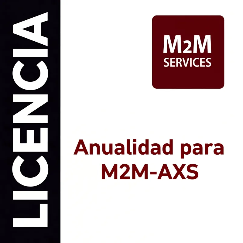 Servicio de datos 4GLTE/5G por un Año para M2MAXS con eventos ilimitados.