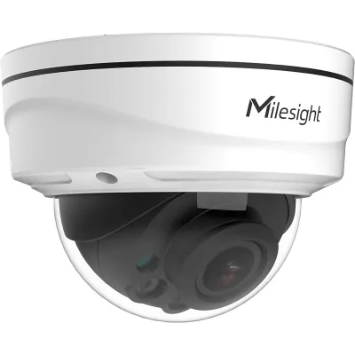 Domo IP Motorizado con IA / 2 Megapixel (1080p) / 90fps / 140dB Super WDR / VCA 2.0 / Smart IR II hasta 90 m (295 ft) / SIP / MicroSD 1TB / IP67 IK10 / ONVIF y VMS