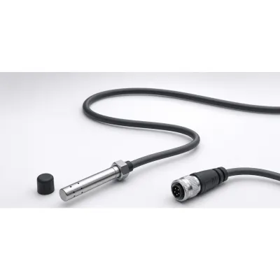 Sonda de Temperatura y Humedad / Chip Sensirion SHT41 / Exactitud ±0.2 °C y ±1.8 %RH / Rango -20 a 80 °C / Cápsula Acero Inoxidable 6x50 mm / Cable TPE 1.5 m (4.9 ft) / Conector Aviación 5P IP67 / Interfaz I2C