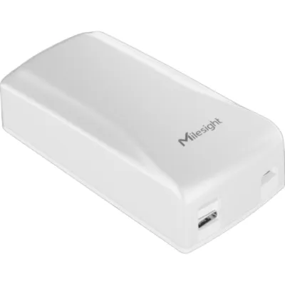Controlador Inteligente LoRaWAN para Aire Acondicionado / Control IR Inalámbrico 360° hasta 10 m (32.8 ft) / Sensores Integrados de Temperatura y Humedad / Compatible con Termostato WT401 vía Bluetooth / Class B y C / FUOTA / IP40