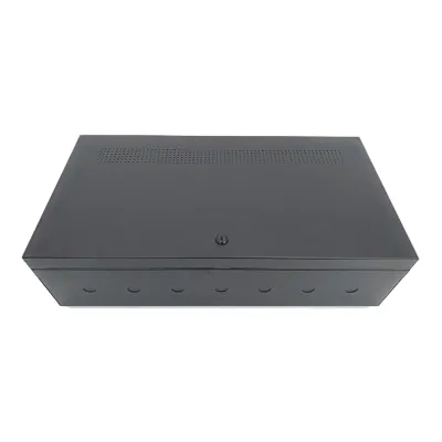 Gabinete metálico para chasis CHS-6 de NOTIFIER, hasta 6 módulos, color negro