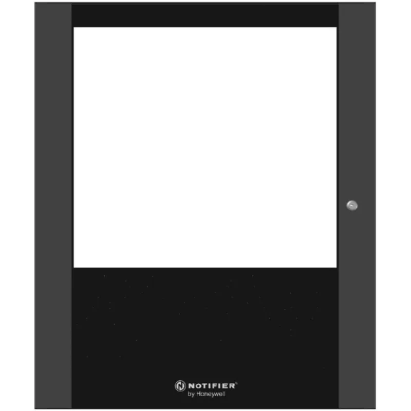 Puerta con ventana para gabinete de dos niveles de paneles de detección de incendio, serie CAB-5 de NOTIFIER