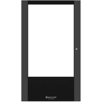 Puerta con ventana para gabinete de tres niveles, acero calibre 16, para gabinetes CAB-5 de paneles contra incendio serie N16 INSPIRE de NOTIFIER