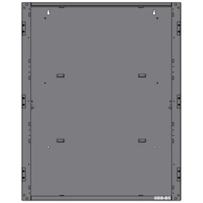 Caja trasera para gabinete de dos niveles de paneles de detección de incendio, serie CAB-5 de NOTIFIER