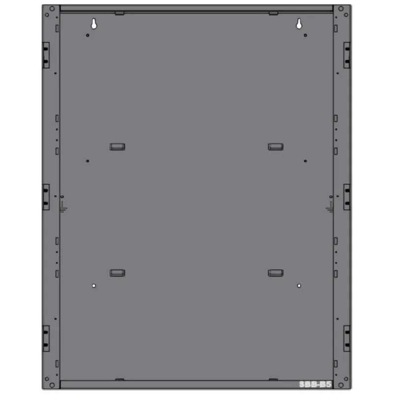 Caja trasera para gabinete de dos niveles de paneles de detección de incendio, serie CAB-5 de NOTIFIER