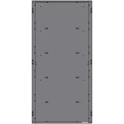 Caja trasera de cuatro niveles para gabinete de panel de alarma contra incendio, acero calibre 16, serie CAB-5