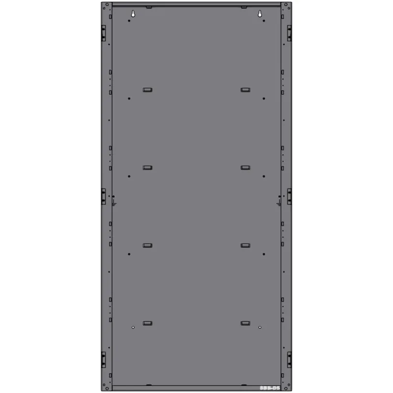 Caja trasera de cuatro niveles para gabinete de panel de alarma contra incendio, acero calibre 16, serie CAB-5