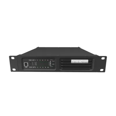 Convertidor de Fibra a Ethernet NovaStar | 10 Puertos Gigabit | 2 Puertos Ópticos 10G | Transmisión de Larga Distancia | Modo Simple
