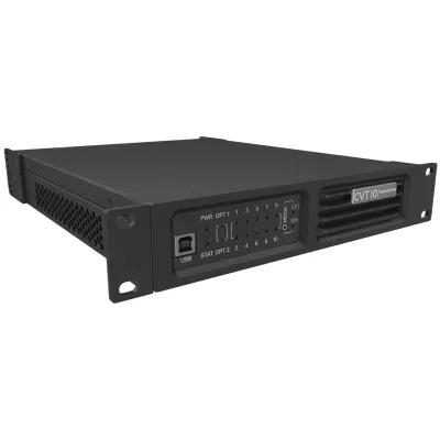 Convertidor de Fibra a Ethernet NovaStar | 10 Puertos Gigabit | 2 Puertos Ópticos 10G | Transmisión de Larga Distancia | Modo Simple